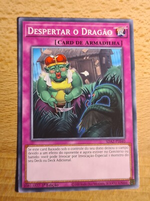 yugioh waking the dragons deck WAKING THE DRAGON YUGIOH SDAZ COMMON PORTUGUESE 1st EDITION NM #10565