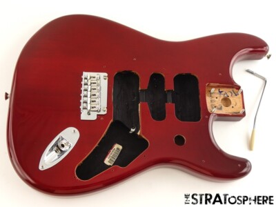 Fender Player II Series Strat BODY &HARDWARE Chambered Mahogany TCB Cherry Burst