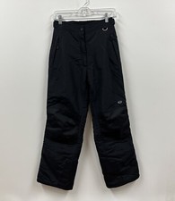 Slalom Ski Pants Womens Small Black Snow Outdoor Adjustable 26x29 Ladies