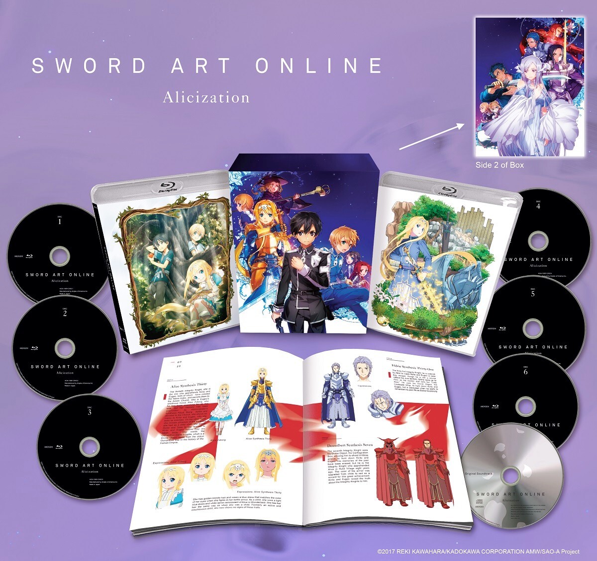 Sword Art Online Alicization Complete Anime Season Blu-ray Box Set