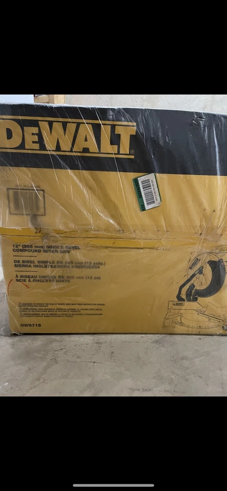 Brand New DeWalt 15 amps 12 in. Corded Compound Miter Saw Machine power tools - Image 4 of 4