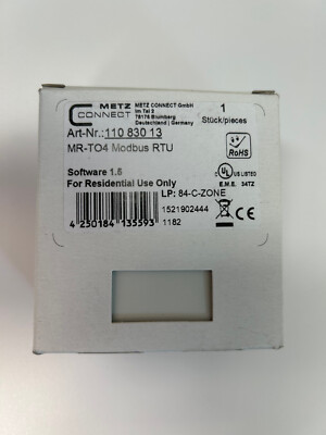Metz 11083013 MR-TO4 Modbus RTU m.4digital Triac-Ausgängen