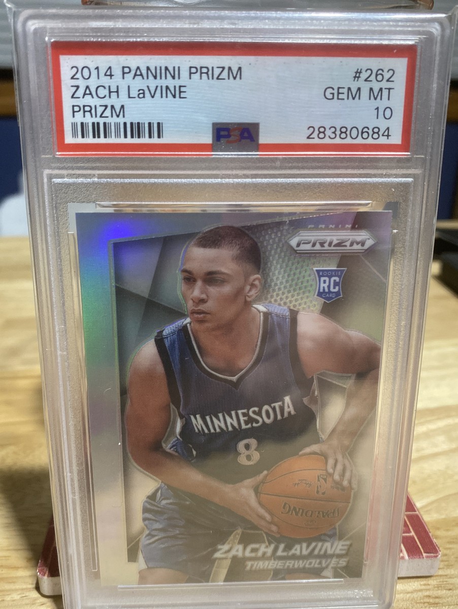 2014-15 Panini Silver Prizm #262 Zach LaVine RC Rookie PSA 10 GEM 