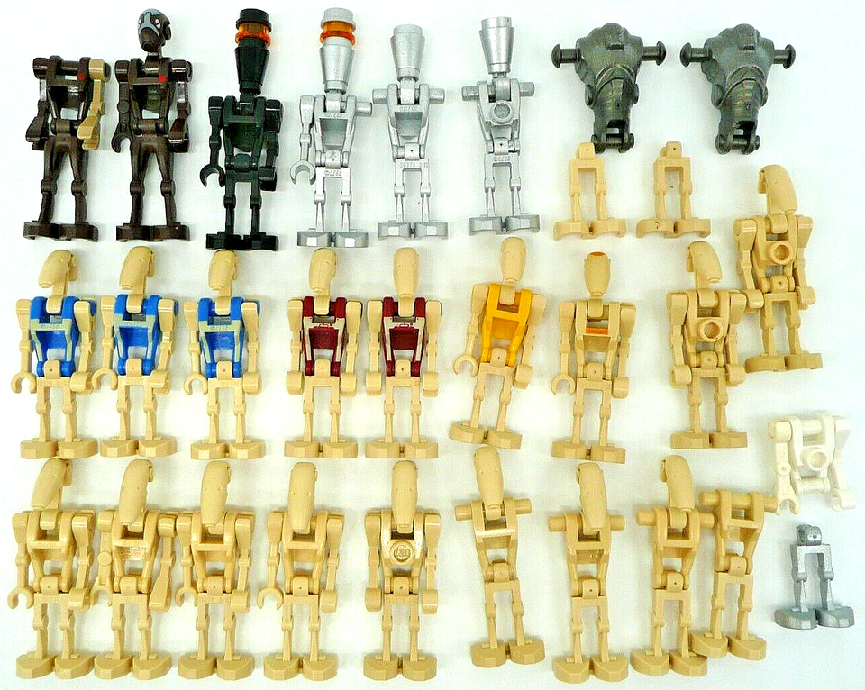 LEGO Star Wars: Droids Mini Figures Lot R2-D2 Battle Astromech Assassin ...