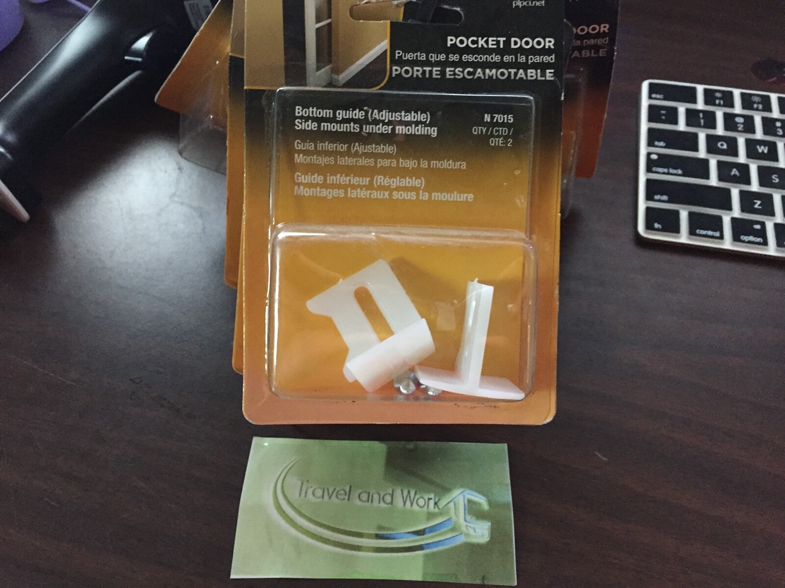 *NEW PrimeLine N 7015 Adjustable Pocket Door Bottom Guide, Plastic, 2 per Pack* eBay