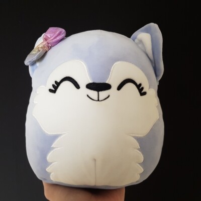 Squishmallow Tangerine The Husky 9 Zoll Claires exklusives Plüschtier Kellytoy Stofftier