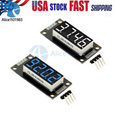 1-5PCS 0.36" 4-Digit Digital Display Tube Decimal TM1637 LED Module Board USA