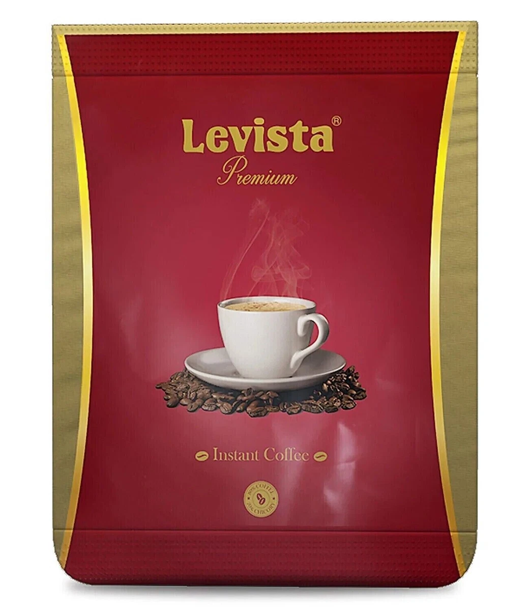 Levista Premium Instant Coffee 100 gm Pouch Free Shipping World Wide