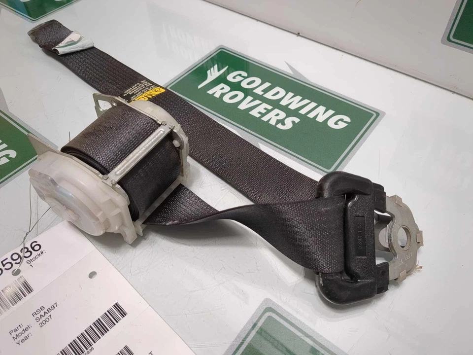05-09 Tensor de cinturón de seguridad trasero izquierdo para conductores Saab 9-7x OEM 6 meses de garantía Foto 3 de 4