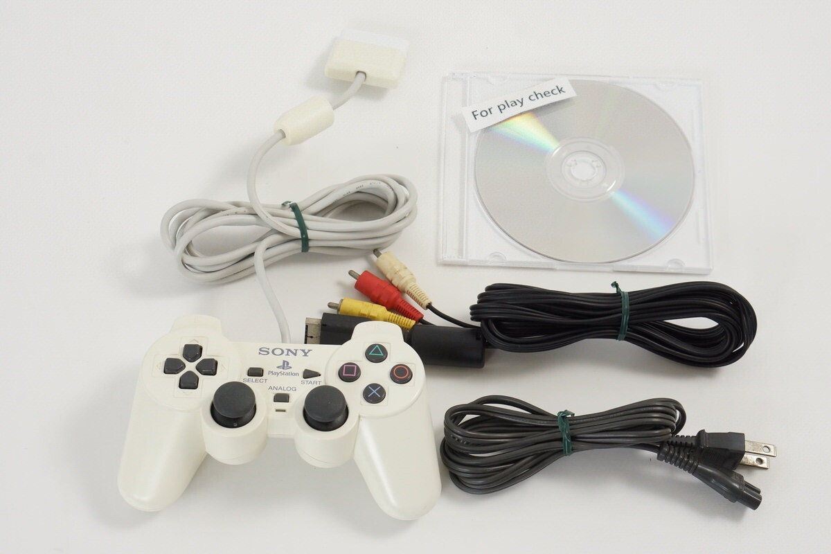 PS2 CERAMIC WHITE Console SCPH-50000 CW Tested System PS2 CERAMIC WHITE Console SCPH-50000 CW Tested System