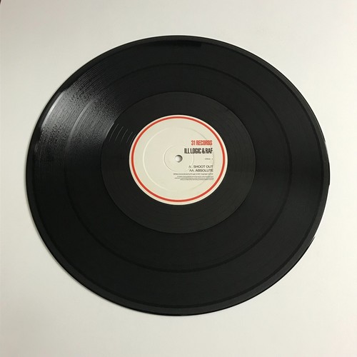Ill Logic & Raf - Shoot Out/Absolute 12" Drum n Bass Record - 31RO26 EX/VG+ - Picture 4 of 4