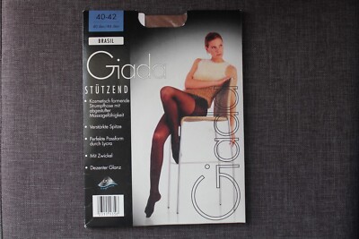 Giada Stützend Strumpfhose Gr. 40-42 Brasil 40 den dezenter Glanz OVP Neu