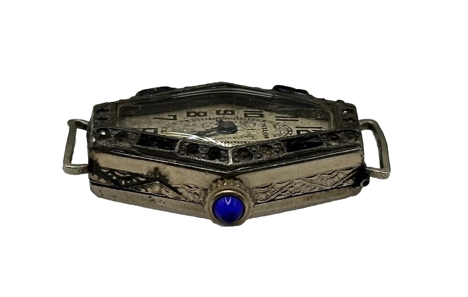 VTG Milos Watch 6 Jewels Unicum Case Women???s Wind Art Deco eBay