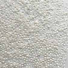 3mm Cup Sequins Extra Pale Clear Super Shiny Crystal Rainbow Iris Made in USA