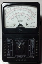 ANALIZZATORE AS 035 ANALOGICO IN BACHELITE NERA CHINAGLIA -BELLUNO VINTAGE AN 50