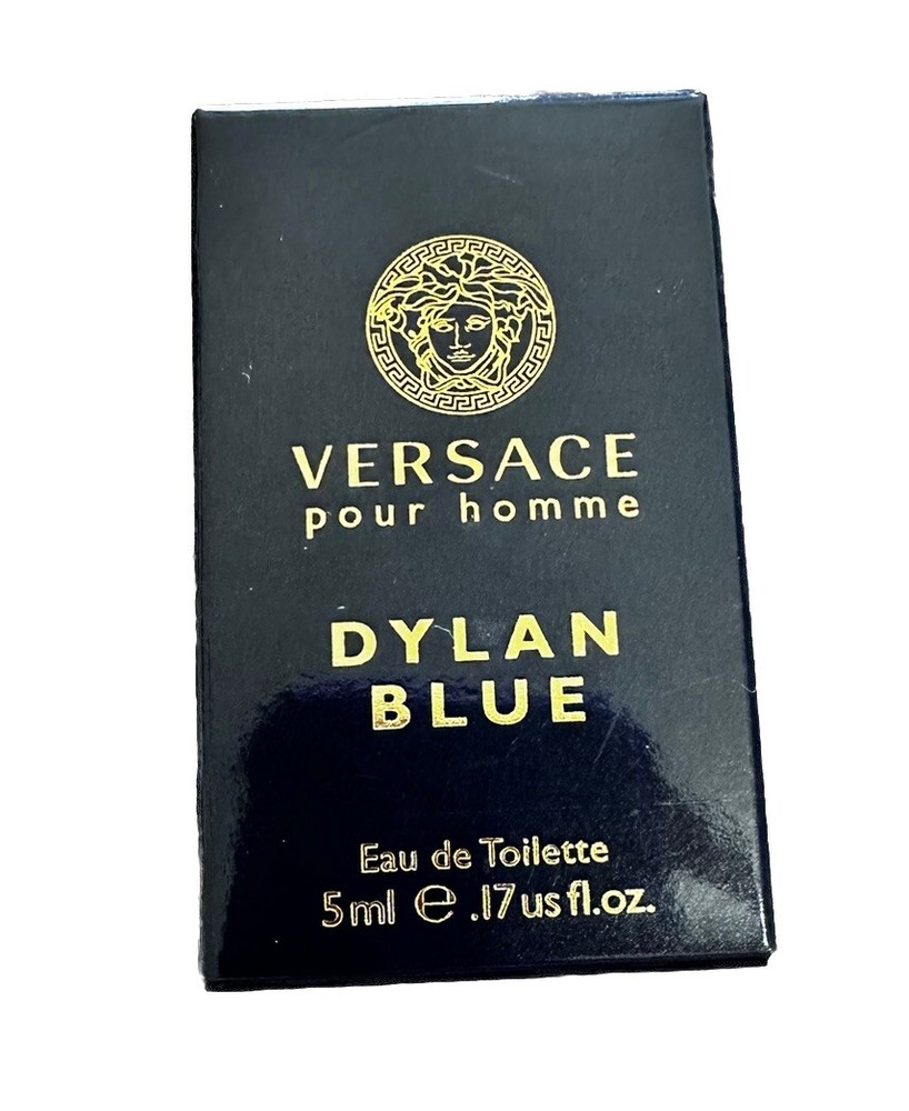 VERSACE for Men Dylan Blue 5mL/0.17oz Splash New In Box Authentic