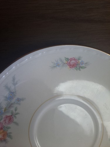 Homer Laughlin China Cáscara de huevo georgiana C 46 N 5, plato, platillo, 6" de diámetro - Imagen 8 de 8
