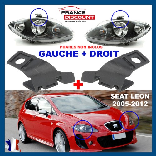 Kit Riparazione Staffa Faro Sinistro Per Fiat 500 (2007-2015) – Supporto Attacco Faretto Con 3 Viti, OEM 51816682