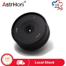 AstrHori 14mm F4.5 Ultra Wide Angle Lens APS-C Manual Focus Black For M4 3 Mount