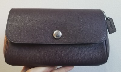 COACH #12106 Reversible Ruby Crossbody Leather Purse Oxblood/Nude