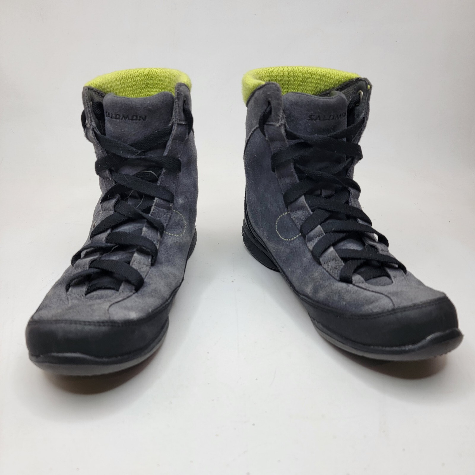 Stivali Salomon donna escursionismo outdoor Contagrip LACY 107648 taglia 6 5 verde USA grigio