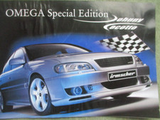 irmscher Opel Omega B Special Edition Johnny Cecotto 11/2001 brochure
