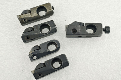 Lot of FIVE Machinist Carbide Insert Tool Holder Cartridges Valenite Carboloy