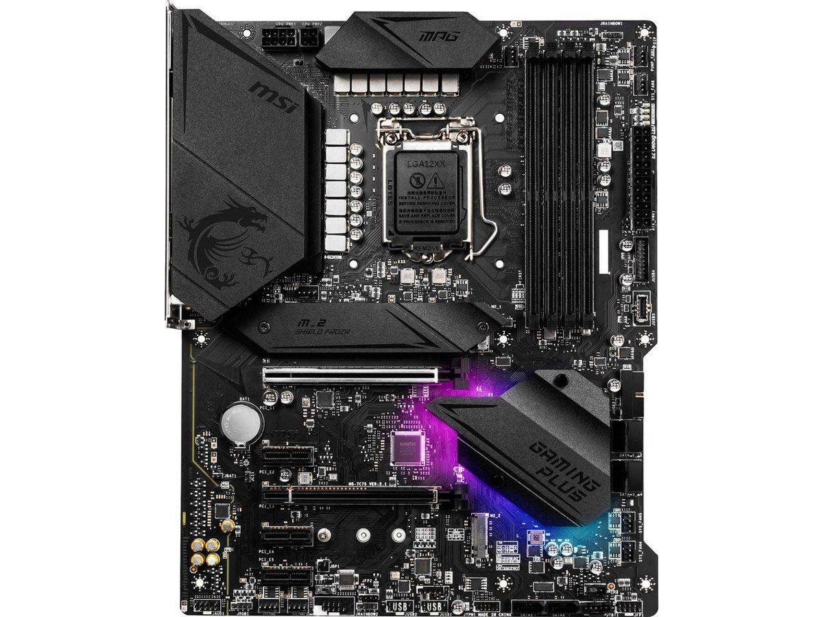 MSI MPG Z490 GAMING PLUS LGA 1200 Intel Z490 SATA 6Gb/s ATX Intel
