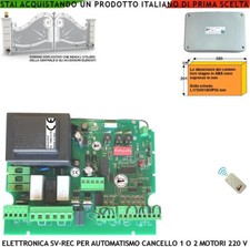 Cancello Elettrico Centrale Compatibile Aprimatic + Radio 1/2 Motori 230 V 550 W