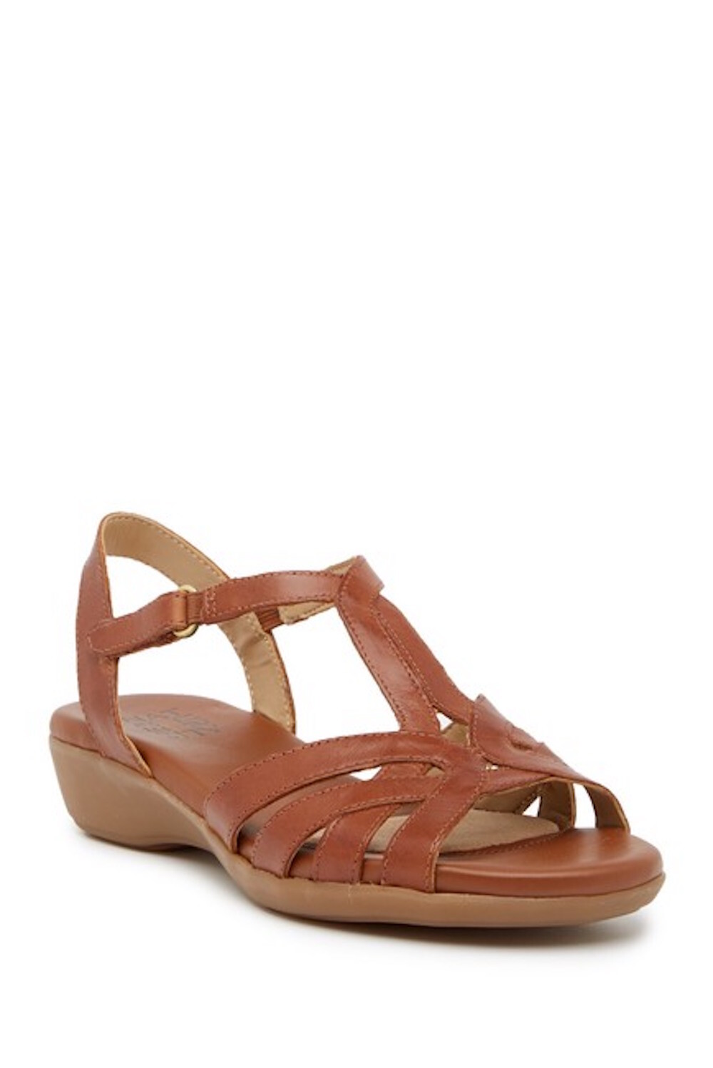 Naturalizer mujer Nella Leather Open Toe Casual Slingback, Saddle Tan, Talla 8.5 Naturalizer mujer Nella Leather Open Toe Casual Slingback, Saddle Tan, Talla 8.5