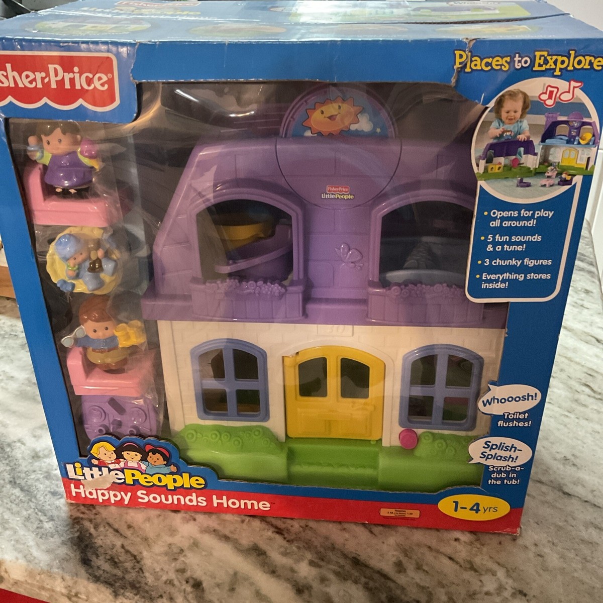 Fisher Price Little People Happy Sounds Home NEW