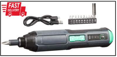 Denali by SKIL 4V Cordless Stick Screwdriver with 10-Piece Bit Set and USB Cable