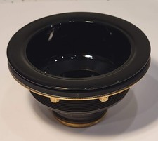 Kohler Black Kitchen Sink Strainer Body Only Shiny Black Polished NEW