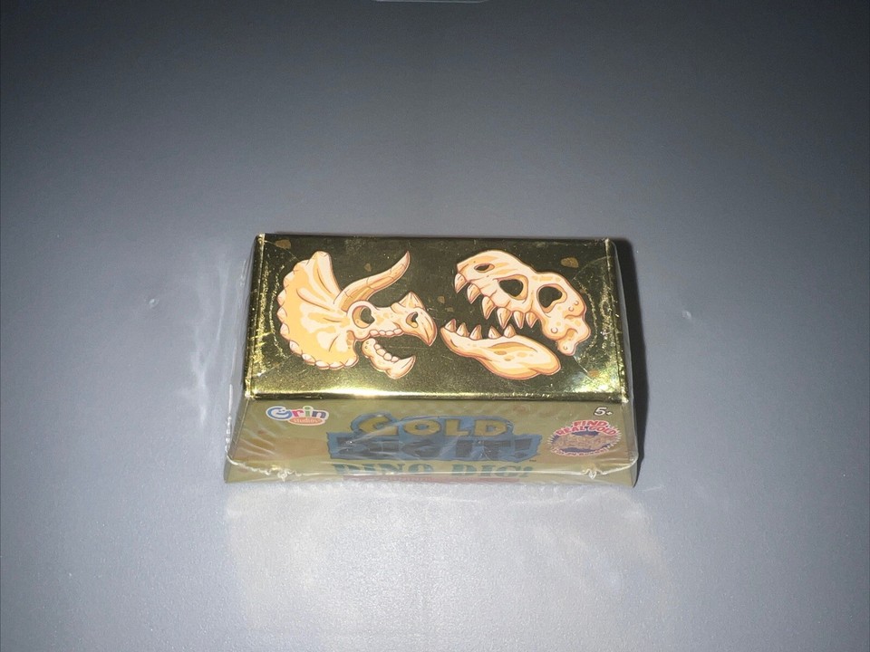 Gold Dig It! Dino Dig Grin Studios Discovery Toy Real Gold 124 Boxes Chance eBay