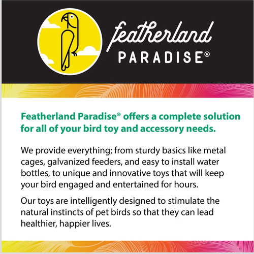 Featherland Paradise Plastic Cup with Stainless Hardware Bird Cage Accessory - Picture 9 of 10