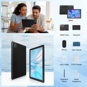 Android 16 10 Comprimé de pouce 36(6+30)GB RAM +256GB ROM Octa-core 6000mAh Wifi 6