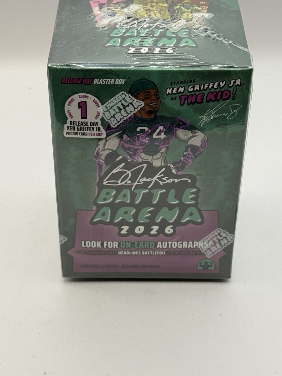 Bo Jackson Battle Arena Ken Griffey The Kid Release Day Blaster Box SEALED