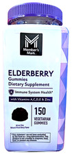 Member's Mark Elderberry Immune Health Gummies 150 Count EXP 05/2027