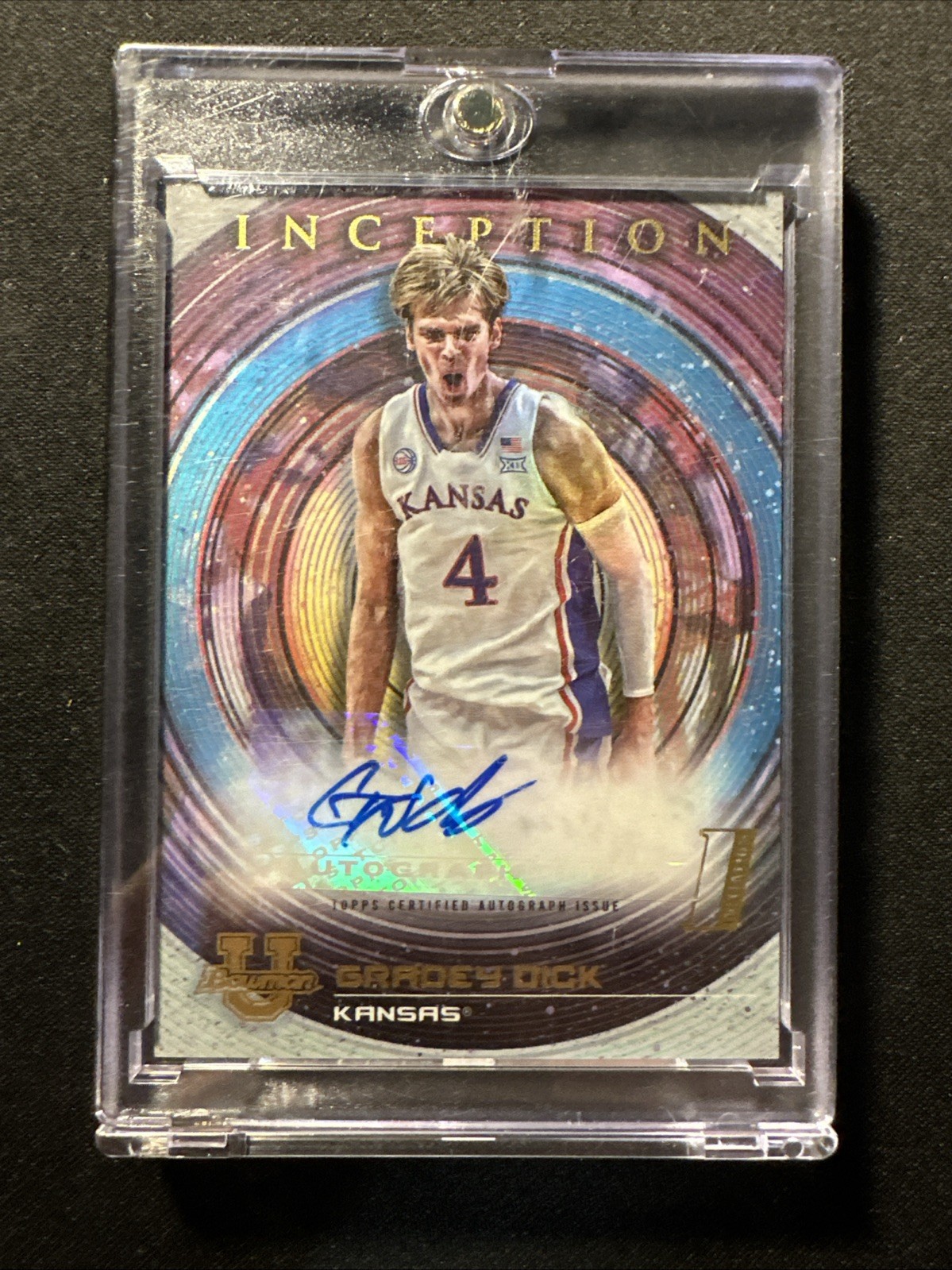 2022-23 Bowman Inception University - Autographs Gradey Dick #BIA-GD (AU, RC)