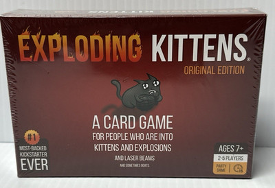 Exploding Kittens Original Edition Card Game BRAND NEW SEALED Family Fun