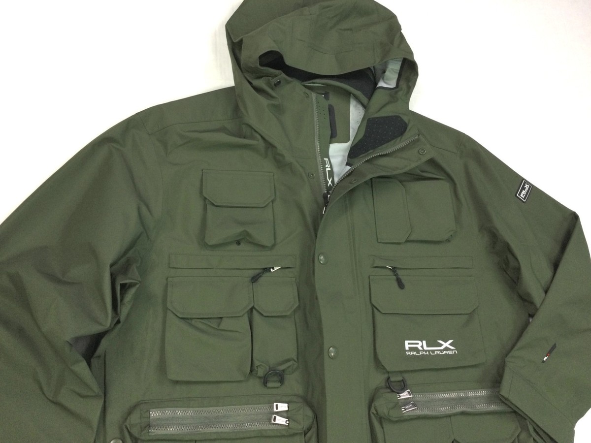 $998 RLX Ralph Lauren Men Hooded Utility Water Repellent Wading