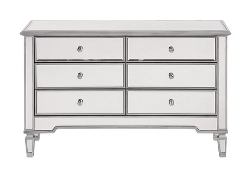 Elegant Lighting MF6-1017 Chamberlan 48 Inches Wide Hand Painted - Silver - Picture 1 of 8