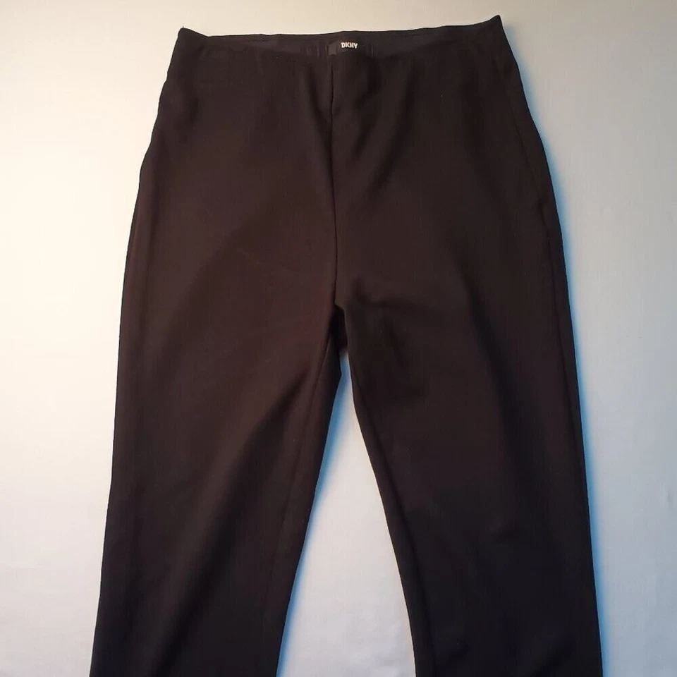 DKNY Leggings Size S Mid Rise Skinny Leg Black Color - Image 2 of 4