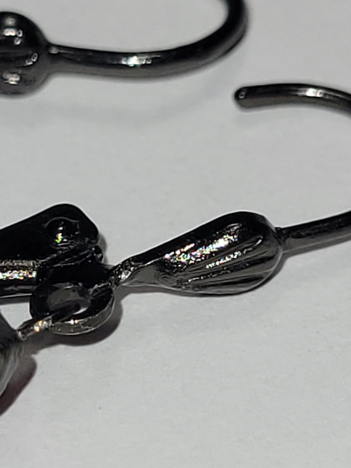 Vintage Style Ruby Red Rectangle Crystal Dangle F… - image 16