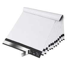 Fuxury Poly Mailers 10x13 Inch 100 Pack,Shipping Bags 10x13" 100pcs, White