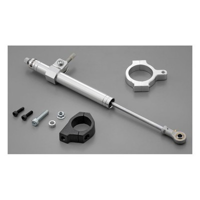 Daytona Lenkungsdämpfer silber  für Harley-Davidson Dyna 06-17 mit 49mm Gabel