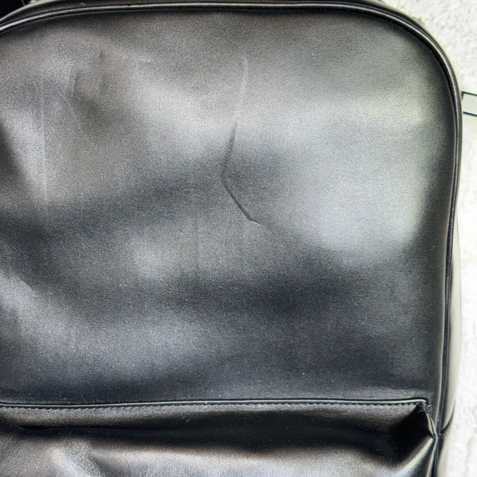 Polo Ralph Lauren мужской гладкий кожаный рюкзак черный $348 - Изображение 4 из 4