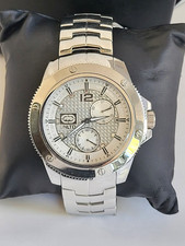Marc Ecko UNLTD Mens Silver Tone Crystal Acce...