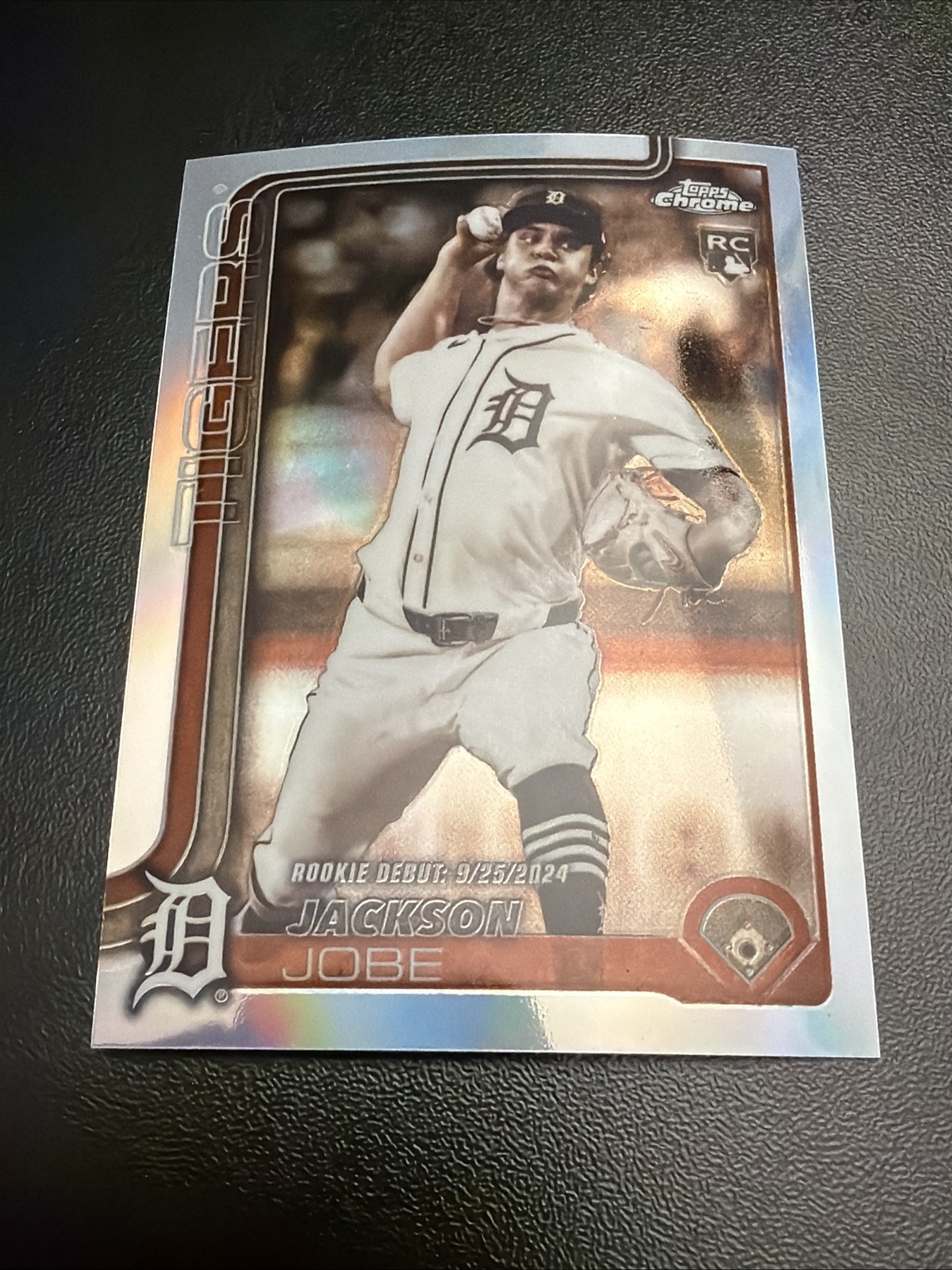 2025 Topps Chrome - Jackson Jobe #249 Sepia Refractor (RC)