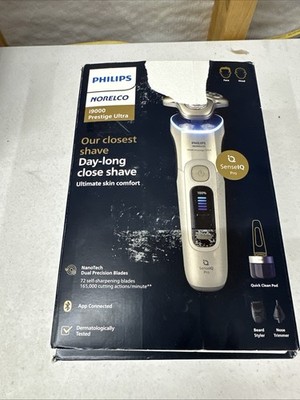 Philips Norelco i9000 Prestige Ultra SenseIQ Pro Electric Shaver Wet Dry
